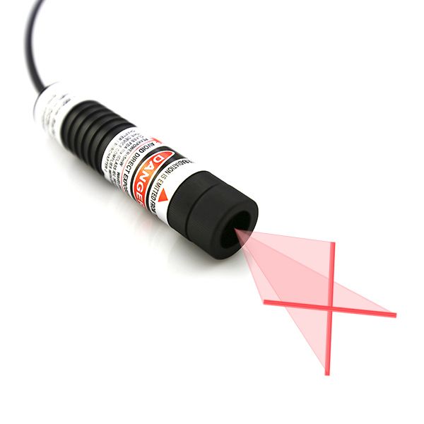 635nm red cross line laser module